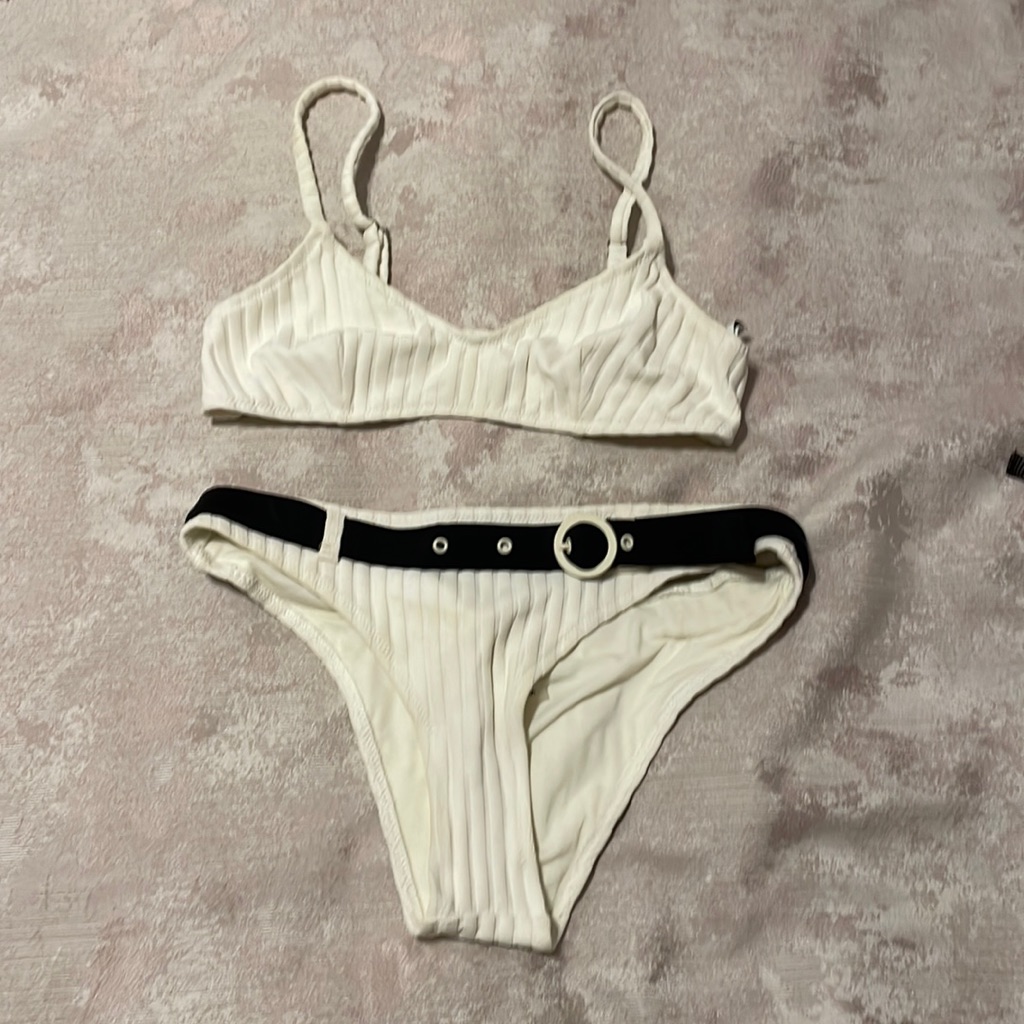 Solid & Stripped Bikini